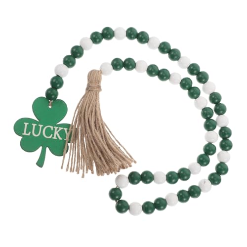 DONFAMDS Kleeblatt Holzperlenkette Gebetsperlen Zum St Patrick's Day Bauernhausdekor Feiertags Tischdekoration Feiertags Perlendekoration Kleeblatt Perlengirlande Grün DONFAMDS Kleeblatt Holzperlenkette Gebetsperlen Zum St Patrick's Day Bauernhausdekor Feiertags Tischdekoration Feiertags Perlendekoration Kleeblatt Perlengirlande Grün von DONFAMDS