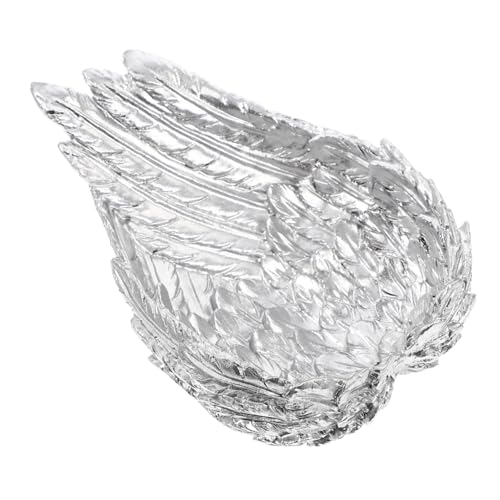 DONFAMDS Kristallkugel Displayhalter aus Premium Resin mit Dekorativem Flügel Design Stabiler Desktopständer für Wohnkultur Büro Wohnzimmer Einzigartiger Schreibtisch Schmuckhalter von DONFAMDS