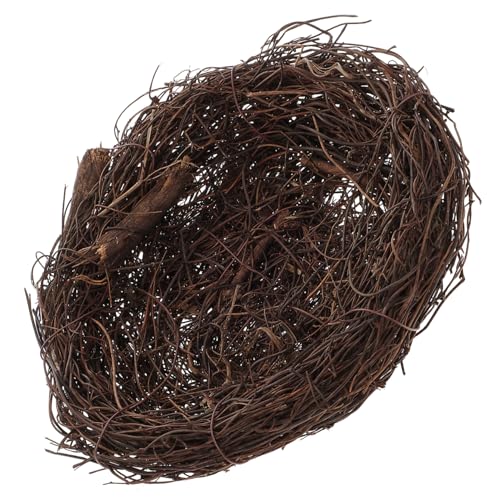 DONFAMDS Künstliches Nest Ornament aus Rattan Dekoratives Element für Garten und Inneneinrichtung für Frühlingsdekoration und Ostern DONFAMDS Künstliches Nest Ornament aus Rattan Dekoratives Element für Garten und Inneneinrichtung für Frühlingsdekoration und Ostern von DONFAMDS