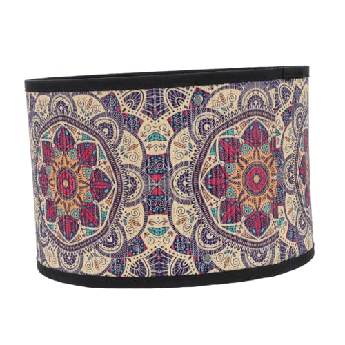 DONFAMDS Lampenschirm Ethno Stil Dekorativer Lampenüberzug Mandala Muster Kreative Tischlampe Robust Weich Licht Diffusor Für Schlafzimmer Wohnzimmer Hotel von DONFAMDS