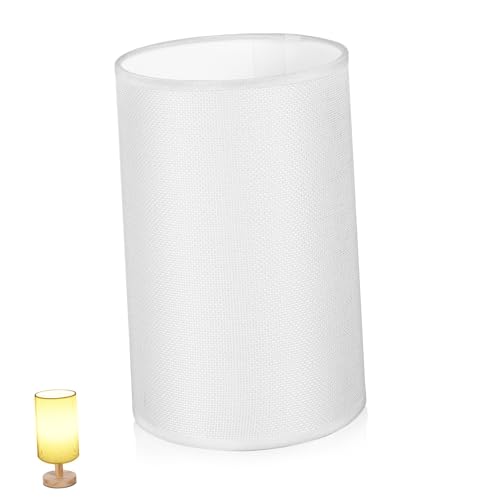 DONFAMDS Lampenschirm Weißes Design für Schreibtisch und Tischlampen Minimalistisch Modern für Zuhause Cafés Restaurants und Veranstaltungen Einfache von DONFAMDS