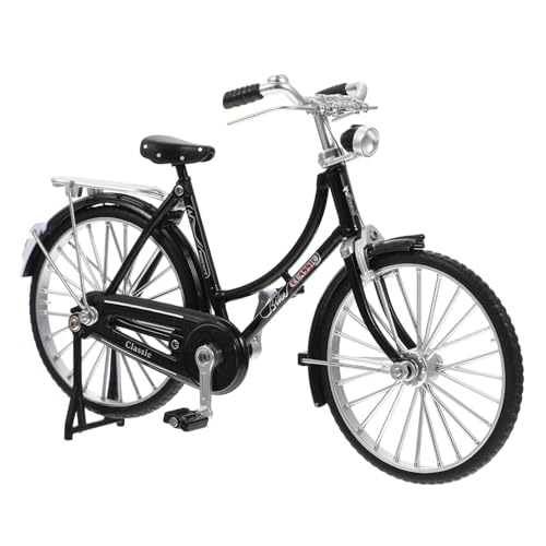 DONFAMDS Mini-fahrradstatue Aus Legierung Fahrrad-modellskulptur Vintage-Stil Fahrrad-Ornament Miniatur-fahrradmodell Lebensechte Für Zuhause Und Büro von DONFAMDS