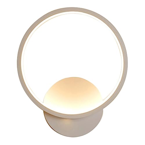 DONFAMDS Moderne Runde LED Wandleuchte in Silber Einfache Stilvolle Wandlampe mit Warmem Licht Kreative Dekorative Schlafzimmer und Wohnzimmerbeleuchtung Langlebige Wanddeko für Flur und DONFAMDS Moderne Runde LED Wandleuchte in Silber Einfache Stilvolle Wandlampe mit Warmem Licht Kreative Dekorative Schlafzimmer und Wohnzimmerbeleuchtung Langlebige Wanddeko für Flur und von DONFAMDS