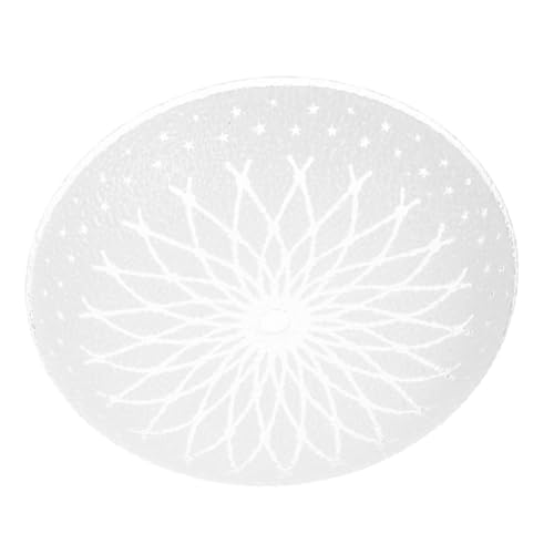 DONFAMDS Moderner Ø Frostglas Lampenschirm Mattiertes Glas Deckenleuchte Abdeckung Lichtdurchlässig Ersatzglas für Schlafzimmer Esszimmer Pendelleuchte von DONFAMDS