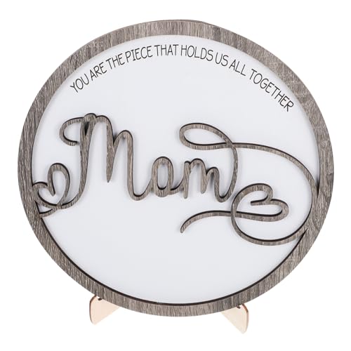DONFAMDS Muttertags Dekoration aus Holz Kreatives Accessoire für Muttertag Handgefertigt Kompakt Stilvolles Design für Festliche Anlässe und Fotorequisite DONFAMDS Muttertags Dekoration aus Holz Kreatives Accessoire für Muttertag Handgefertigt Kompakt Stilvolles Design für Festliche Anlässe und Fotorequisite von DONFAMDS