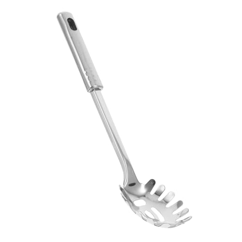 DONFAMDS Nudellöffel Multifunktionaler Spaghettilöffel für Nudel Teigtaschen und Eier Robuster mit Elegantem Design und Glatter Oberfläche für Sicheres Servieren von DONFAMDS