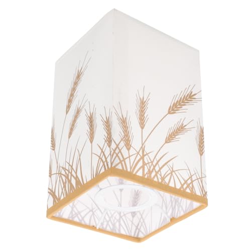 DONFAMDS Rechteckiger Stofflampenschirm Dekorativer Lampenschirm für Tischlampe Wandleuchte und Pendelleuchte Warmfarbe für Schlafzimmer Wohnzimmer und Büro DONFAMDS Rechteckiger Stofflampenschirm Dekorativer Lampenschirm für Tischlampe Wandleuchte und Pendelleuchte Warmfarbe für Schlafzimmer Wohnzimmer und Büro von DONFAMDS