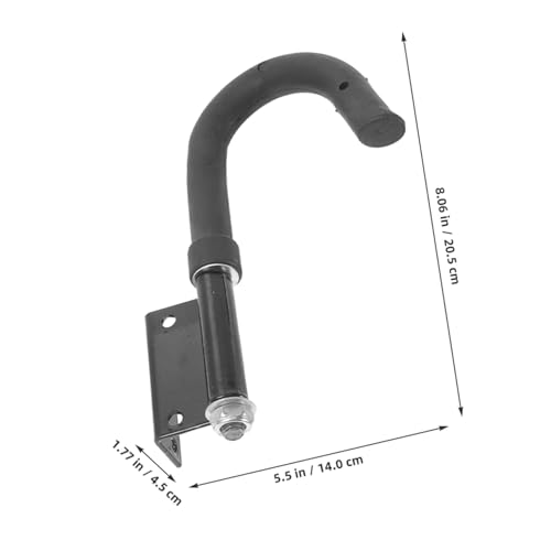 DONFAMDS Robuster Leiterhaken aus Eisen mit Antirutsch schutz Vielseitig Einsetzbar für Dach Wand und Außenbereich Großer Haken zur Sicheren Befestigung Geeignet für Anlege Teleskopleitern DONFAMDS Robuster Leiterhaken aus Eisen mit Antirutsch schutz Vielseitig Einsetzbar für Dach Wand und Außenbereich Großer Haken zur Sicheren Befestigung Geeignet für Anlege Teleskopleitern von DONFAMDS