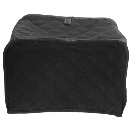 DONFAMDS Schwarze Mittlere Brotmaschinen Abdeckung Kratzfestes Gepolstertes Polyester Staubdichter Schutz für Küchen Toaster Platzsparend Leicht für Haushalt und DONFAMDS Schwarze Mittlere Brotmaschinen Abdeckung Kratzfestes Gepolstertes Polyester Staubdichter Schutz für Küchen Toaster Platzsparend Leicht für Haushalt und von DONFAMDS