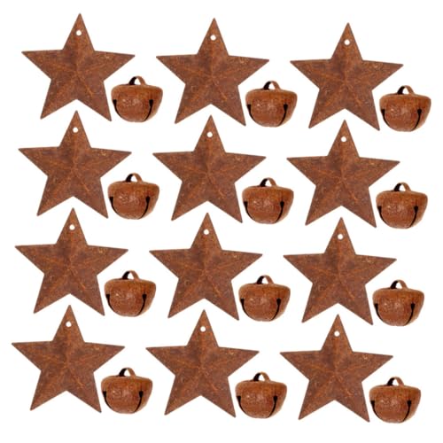 DONFAMDS Stück Teiliges Vintage Metallglocken mit Sternanhängern Rustikale Weihnachtsglocken für DIY Basteln Dekoration von Weihnachtsbaum Türen DONFAMDS Stück Teiliges Vintage Metallglocken mit Sternanhängern Rustikale Weihnachtsglocken für DIY Basteln Dekoration von Weihnachtsbaum Türen von DONFAMDS