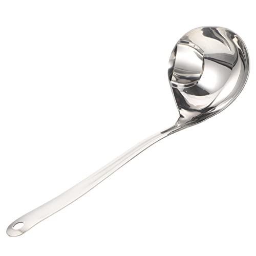 DONFAMDS Suppenkelle Mit Sieb Multifunktionale Kelle Zur Öltrennung Für Küche Ergonomischer Griff Hitzebeständig Für Suppen Und Saucen von DONFAMDS