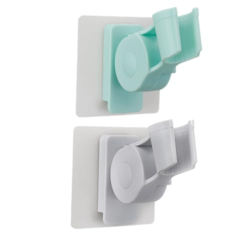 DONFAMDS Traceless Verstellbarer Duschkopfhalter aus Robustem Abs Wandmontiertes Sprinkler Brausehalter Bohren Graues Sprinklerregal für Barrierefreie Badezimmerinstallation DONFAMDS Traceless Verstellbarer Duschkopfhalter aus Robustem Abs Wandmontiertes Sprinkler Brausehalter Bohren Graues Sprinklerregal für Barrierefreie Badezimmerinstallation von DONFAMDS