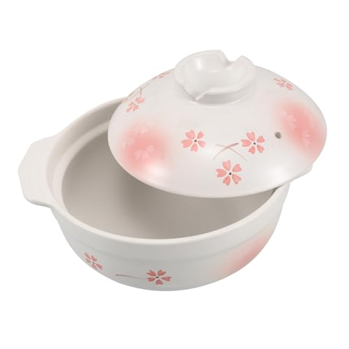 DONFAMDS Traditioneller Chinesischer Ton Topf Zum Kochen Hitzebeständiger Tonstock-topf Mit Deckeltopf Mit Deckeleintopf Mit Deckel Ton Kochen Töpfe von DONFAMDS