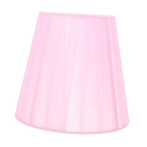DONFAMDS Translucenter Lampenschirm für Tischlampe Hängelampe Wandleuchte Stehlampe Einfache Montage Gemütliche Beleuchtung für Schlafzimmer und Wohnzimmer Stilvolles Design Rosa von DONFAMDS