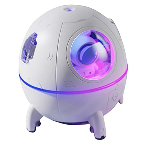 DONFAMDS USB Astronaut Nachtlicht Luftbefeuchter Tragbarer Luftbefeuchter für Schlafzimmer und Kinderzimmer Sprühvolumen Aromadiffuser mit Bunten LED Lichtern für und Wohnräume von DONFAMDS