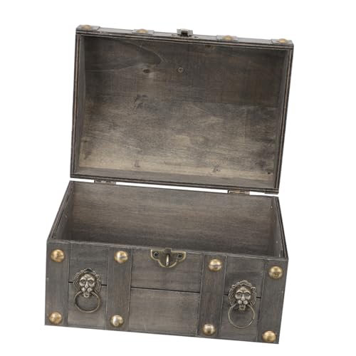 DONFAMDS Vintage Schmuck Aufbewahrungsbox aus Holz mit Schloss Staubdicht und Verschließbar Tragbare Schmucktruhe für Wohnzimmer Schlafzimmer Büro und Schminktisch Stilvolle Dekoration und DONFAMDS Vintage Schmuck Aufbewahrungsbox aus Holz mit Schloss Staubdicht und Verschließbar Tragbare Schmucktruhe für Wohnzimmer Schlafzimmer Büro und Schminktisch Stilvolle Dekoration und von DONFAMDS
