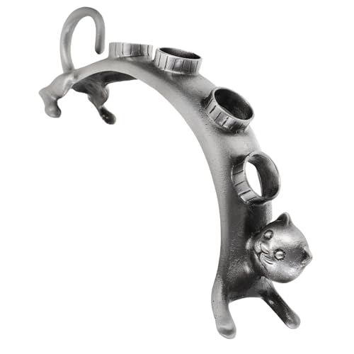 DONFAMDS Flaschenstopper-Halter Aus Metall Weinflaschenverschluss-Regal Mit Löchern Stützgestell Für Ausgießer Für Küche Oder Esszimmer Stabil Und Langlebig DONFAMDS Flaschenstopper-Halter Aus Metall Weinflaschenverschluss-Regal Mit Löchern Stützgestell Für Ausgießer Für Küche Oder Esszimmer Stabil Und Langlebig von DONFAMDS