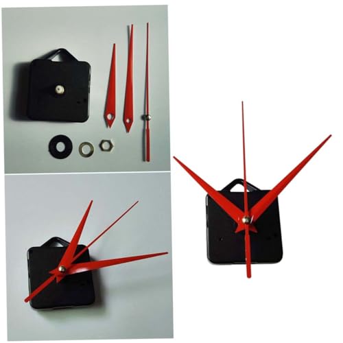 DONFAMDS Wanduhr Uhrwerk Set Einfaches DIY Uhrwerk mit Zeigern und Uhrkern Geeignet für Heim Hotel und Schule Rot ohne Batterie Hochwertige Verarbeitung und Einfache Installation DONFAMDS Wanduhr Uhrwerk Set Einfaches DIY Uhrwerk mit Zeigern und Uhrkern Geeignet für Heim Hotel und Schule Rot ohne Batterie Hochwertige Verarbeitung und Einfache Installation von DONFAMDS