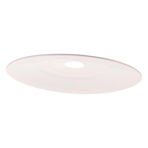 DONFAMDS Wasserdichter Aluminium Lampenschirm Weiß Mittelöffnung Deckenleuchte Industrie Beleuchtung Minenlampe Reflektor von DONFAMDS