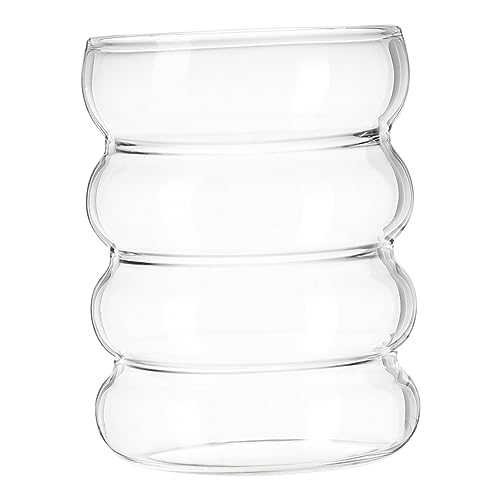 DONFAMDS Wasserfester Glasbecher Hitzebeständiger Kaffeebecher für Milch Tee und Getränke für Zuhause und Büro Transparentes Design Mikrowellengeeignet DONFAMDS Wasserfester Glasbecher Hitzebeständiger Kaffeebecher für Milch Tee und Getränke für Zuhause und Büro Transparentes Design Mikrowellengeeignet von DONFAMDS