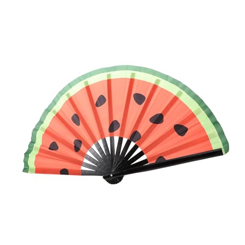 DONFAMDS Großer Faltbarer Handventilator Im Japanischen Stil Leuchtender Wassermelonen-fächer Für Partys Hochzeiten Raves Und Bühnenauftritte Dekorative Ergänzung Für Jeden Anlass DONFAMDS Großer Faltbarer Handventilator Im Japanischen Stil Leuchtender Wassermelonen-fächer Für Partys Hochzeiten Raves Und Bühnenauftritte Dekorative Ergänzung Für Jeden Anlass von DONFAMDS