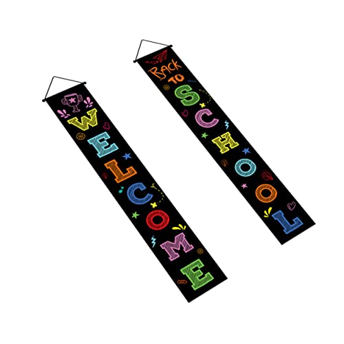 DONFAMDS Welcome Back To School Banner Türdeko mit Klarem Druck Wiederverwendbar Leicht zu Hängen für Klassenzimmer Schulfeiern und Familienpartys Geeignet DONFAMDS Welcome Back To School Banner Türdeko mit Klarem Druck Wiederverwendbar Leicht zu Hängen für Klassenzimmer Schulfeiern und Familienpartys Geeignet von DONFAMDS