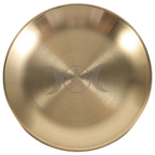 DONFAMDS Witch Altar Tray Schmuckschale aus Metall für Armbänder Ritualzubehör zur Aufbewahrung Altar Nachttisch Büro von DONFAMDS