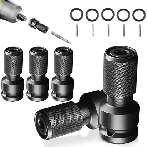 5 Stück Steckschlüssel Adapter 1/2 auf 1/4 – Schlagschrauber Bit Adapter Aus Chrom-Vanadium-Stahl, Kompatibel Mit Schlagschrauber Nüsse, Schlagschrauber Bits Und Schlagschrauber Adapter 1/2 Auf Bit 5 Stück Steckschlüssel Adapter 1/2 auf 1/4 – Schlagschrauber Bit Adapter Aus Chrom-Vanadium-Stahl, Kompatibel Mit Schlagschrauber Nüsse, Schlagschrauber Bits Und Schlagschrauber Adapter 1/2 Auf Bit von DONGFENGLION