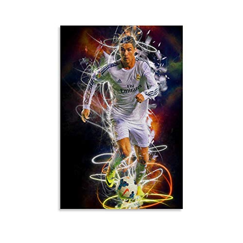 DONGH Cristiano Ronaldo Poster, dekoratives Gemälde, Leinwand, Wandkunst, Wohnzimmer, Poster, Schlafzimmer, Gemälde, 40 x 60 cm von DONGH