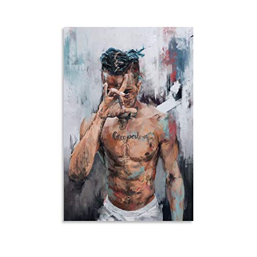 XXXTentacion Kunstdruck auf Leinwand, Poster und Wandkunst, Kunstdruck, modernes Familien-Schlafzimmer, 30 x 45 cm von DONGH