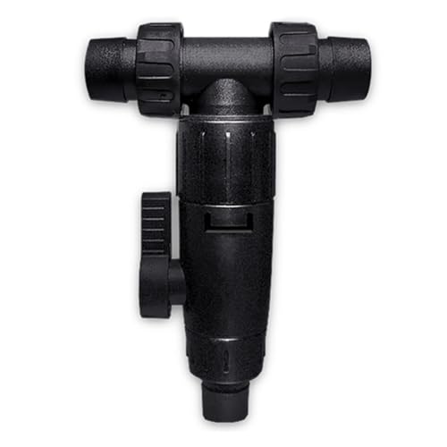 3-Way Valve, T Wasserwechsel Austauschanschluss, 3-Wege-Wasserdurchflussregelventil für Aquarien 12 mm/16 mm von DONGKER