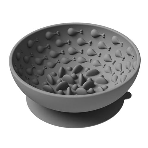 Anti Schling Hundenapf, 1 Stuck Silikon Langsame Fütterung Napf Hund, ø15.2cm, Slow Feeder Futternapf für alle Hundegrößen zur langsames Fütterungstraining von DONGKER