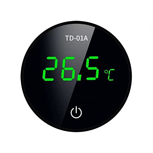Aquarium-Thermometer, Digitales LED Wasser Thermometer, hochpräzises Aquarienthermometer mit Touchscreen-Display für Salzwasser und Süßwasser von DONGKER