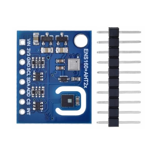 CO2 Temperature Humidity Sensor Module Air Quality Detector, ENS160+AHT21 CO2 Temperatur Luftfeuchtigkeit Sensormodul Luftqualitätsdetektor von DONGKER