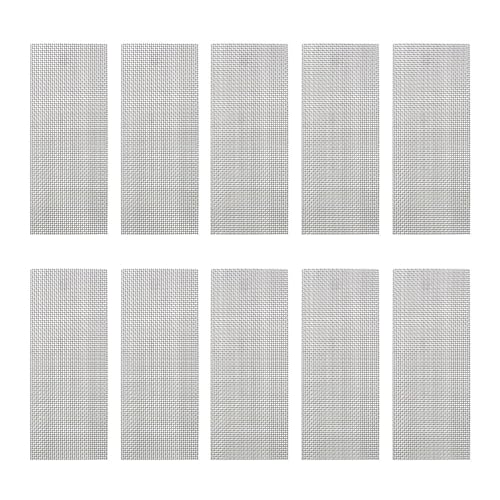 Moosgitter, 10 Stück Edelstahl Aquarium Pflanzen Mesh, Moos Pad Moos Wand Net für Moos und Wasserpflanzen von DONGKER