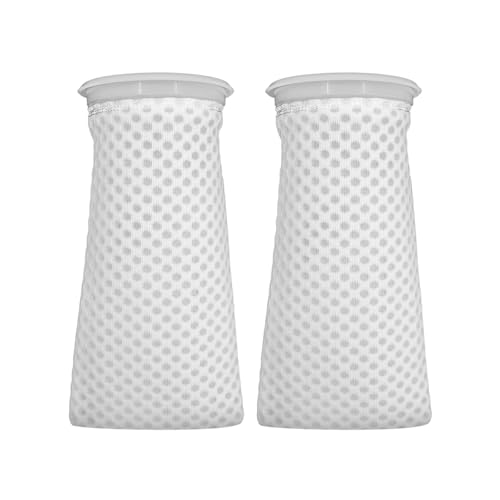 DONGKER Aquarien Filtersocken, 2/4 Stück Anti-Überlauf Wabenfiltersocken, 3D Wabendesign Filterbeutel für Salzwasseraquarien Verwendung in Süßwasser Salzwasseraquarien Teiche Sumpfbecken Überläufe von DONGKER