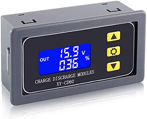 DONGKER Batterie laderegler DC 9V, 12V, 24V, 36V, 48V Über Entladung Schutzmodul Batterie Niederspannung Abschaltung mit LCD Display für Lithium Batterie und Blei Säure Batterie von DONGKER