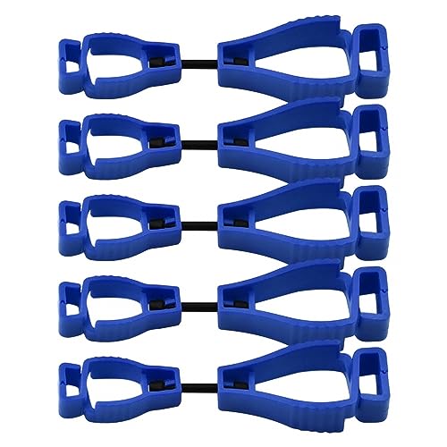 DONGKER Handschuhhalter, 5 Stück Handschuhclips, Handschuh Grabber Clips Halter Sicherheit Arbeitshandschuh Halterung für Feuerwehr, Polizei, Arbeiter von DONGKER