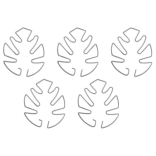 DONGKER Pflanzenstütze, 5 Stück Metall Pflanzenhalter, Kletterstütze Mit Einzigartigem Blattdesign fur Monstera Blatt Efeutute Kletterpflanzen Zimmerpflanzen im Freien DONGKER Pflanzenstütze, 5 Stück Metall Pflanzenhalter, Kletterstütze Mit Einzigartigem Blattdesign fur Monstera Blatt Efeutute Kletterpflanzen Zimmerpflanzen im Freien von DONGKER