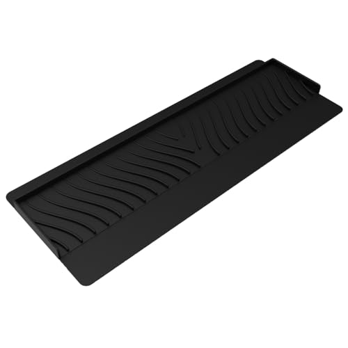 DONGKER Vertieftes Wasserbleche Küchen, 1 Stuck Silikon Spritzschutz für Küchenspüle, 50,8X 10,5 cm, Geneigtes Spülwasserspritzschutzes für Küchenspülen auf der Arbeitsfläche von DONGKER