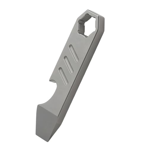 Edc Pry Bar, Titan Multitool mit Flaschenöffner, Schraubenschlüssel und Schraubendreher-Clip für Männer Outdoor Camping Zubehör Edc Pry Bar, Titan Multitool mit Flaschenöffner, Schraubenschlüssel und Schraubendreher-Clip für Männer Outdoor Camping Zubehör von DONGKER