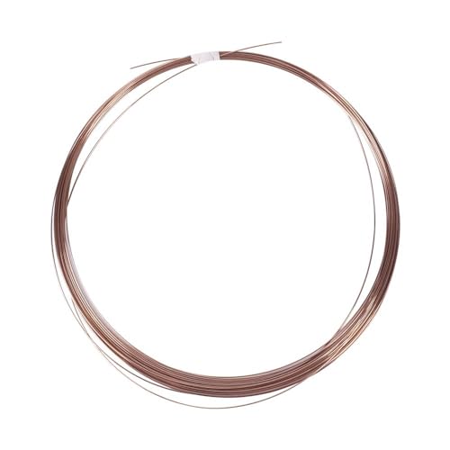 Federdraht, Hochwertiger C5191 Phosphor-Kupferdraht, 0,2/0,5/1,0/2,0 mm x 5 m, Bronzedraht, Elastischer Kupferdraht Phosphorkupferdraht von DONGKER