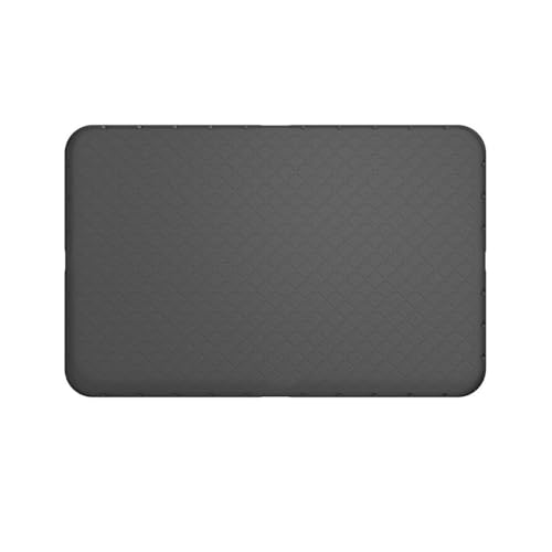 Katzenklo Matte, Groß Silikon Katzenstreu Matten, 86,3x55,8 cm, wasserdichte Katzenstreufänger zum Auffangen von Katzenstreu, rutschfeste und Leicht zu Reinigen von DONGKER