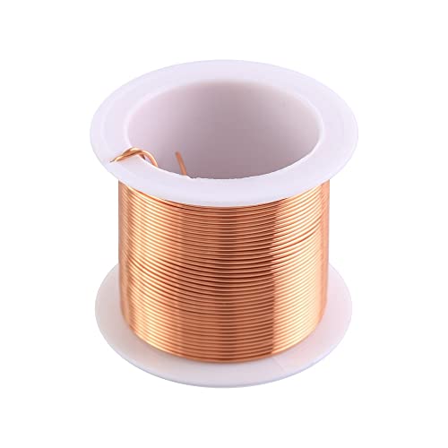 Kupferdraht, 0,8 mm x 10 m Kupferlackdraht, Magnetdraht Emaillierter Spulenwickeldraht mit Isolierschicht für DIY Motoren, Modell Motor Wicklungen von DONGKER