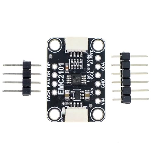 PC Fan Speed Controller, MRS155A EMC2101 I2C PC Lüfterdrehzahlregler Temperature Sensor Module von DONGKER