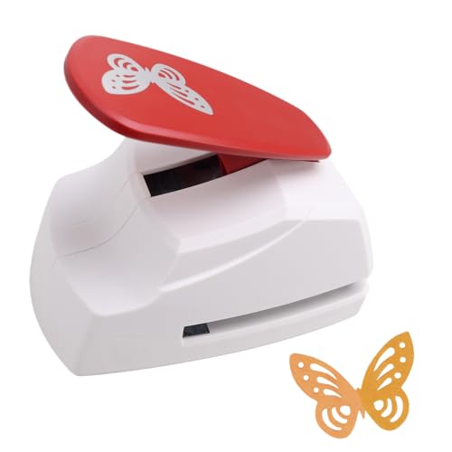 Schmetterling Motivstanzer, 1 Stuck Großer Schmetterlings-Locher, DIY Stanzer für Bastelpapier, Tonpapier, Scrapbookpapier oder Decoupagepapier von DONGKER
