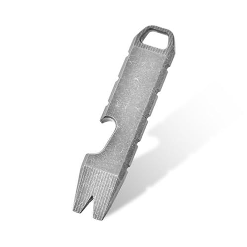 Titan EDC Brechstange, Mini Multifunktions Brecheisen, Kompakte EDC Multi Tool mit Flaschenöffnerschlüssel für Outdoor Multitool Camping Zubehör Titan EDC Brechstange, Mini Multifunktions Brecheisen, Kompakte EDC Multi Tool mit Flaschenöffnerschlüssel für Outdoor Multitool Camping Zubehör von DONGKER