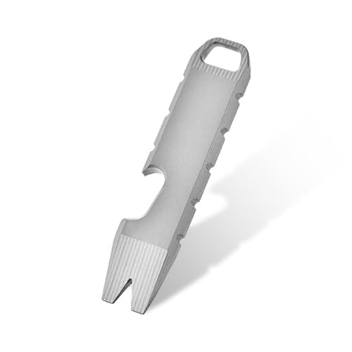 Titan EDC Brechstange, Mini Multifunktions Brecheisen, Kompakte EDC Multi Tool mit Flaschenöffnerschlüssel für Outdoor Multitool Camping Zubehör von DONGKER