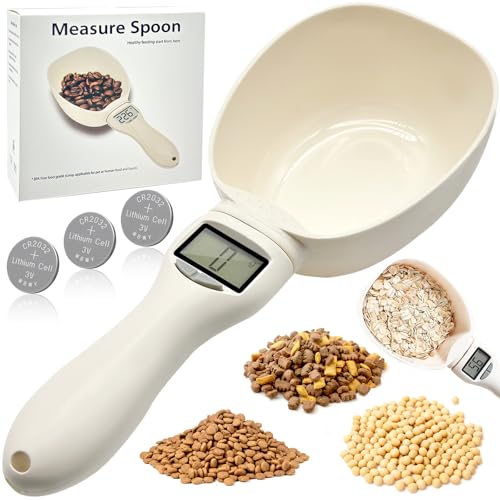 DONGTATA Digitaler Messlöffel - 800g/1g Digitale messlöffel, 2025 Messlöffel Waage für Gewürze, Vertrieb von Tierfutter, Feinwaage Messlöffel mit Griff und Bildschirm, Digital Measuring Spoon von DONGTATA
