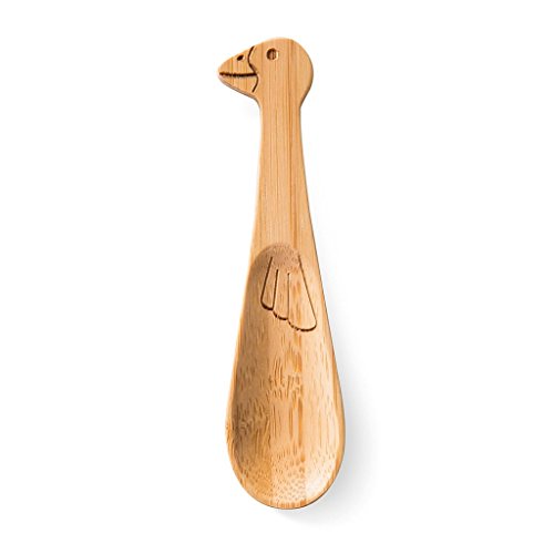 DONKEY Products Spoonanimals Bambus Löffel, Kinderlöffel, Esslöffel, Holzlöffel, Ente, 200494 von DONKEY